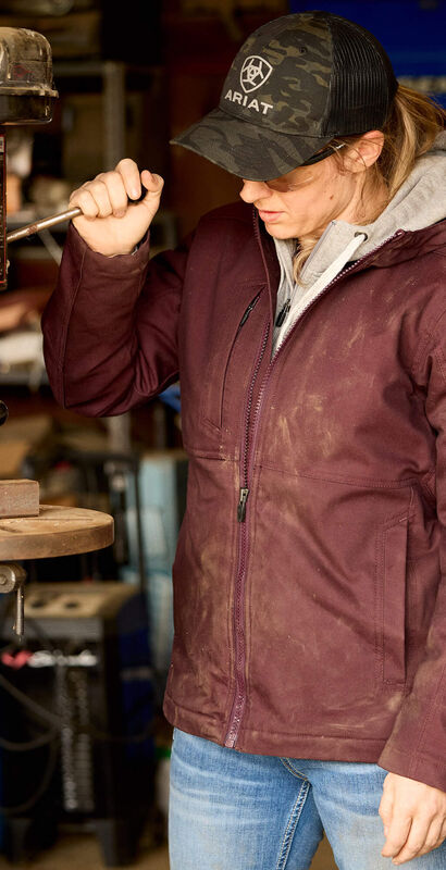 Rebar DuraCanvas Insulated Jacket Lifestyle